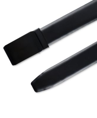 Men's Faux-Leather Stretch Compression Lock Belt