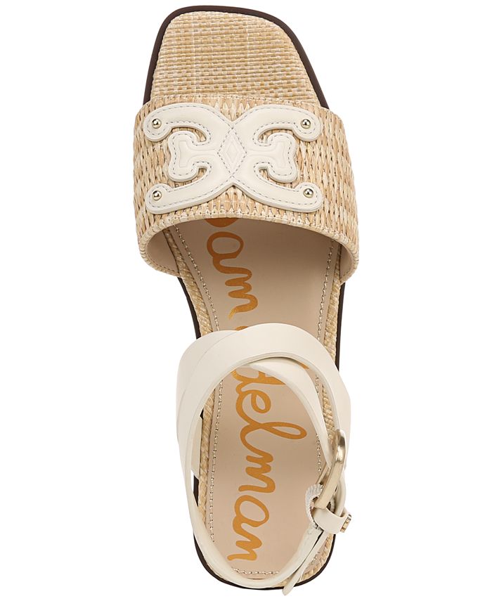 Sam Edelman Meriai Women's Flat Sandal | Strappy Gladiator Sandals, Leather, Buckle Ankle Strap