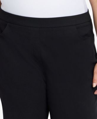 Plus Size Classic Allure Stretch Clamdigger Capri Pant
