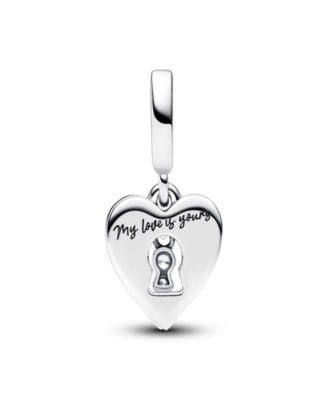 Pandora Sterling Silver Heart Keyhole Bracelet Gift Set