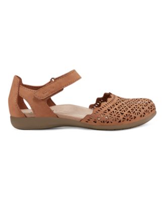Women's Bronnie Perforated Two-Piece Flat Sandals