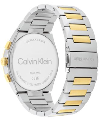 Men's Distinguish Two-Tone Stainless Steel Bracelet Watch 44mm