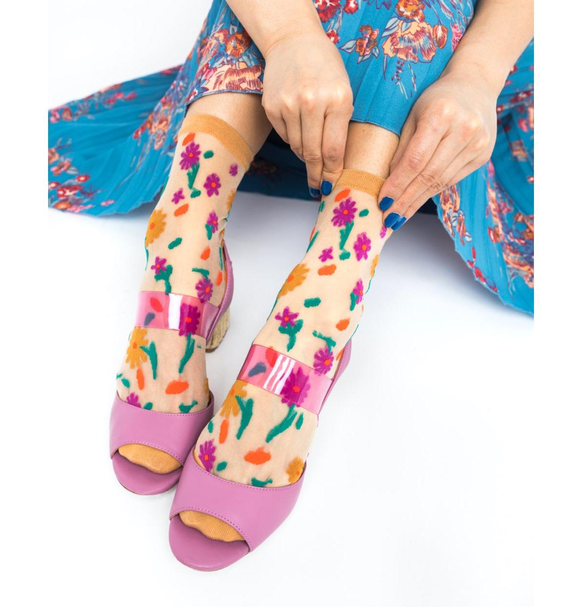 Shop Sock Candy Women's Ditsy Floral Sheer Sock