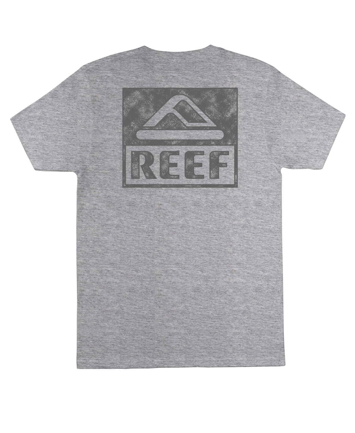 Shop Reef Men's Wellie Too Short Sleeve T-shirt In Heather Gray