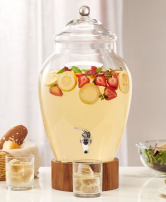 Madera Glass Beverage Dispenser