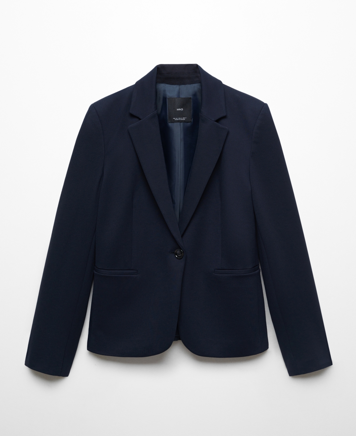 Mango Women's Blunt Stitching Fitted Blazer