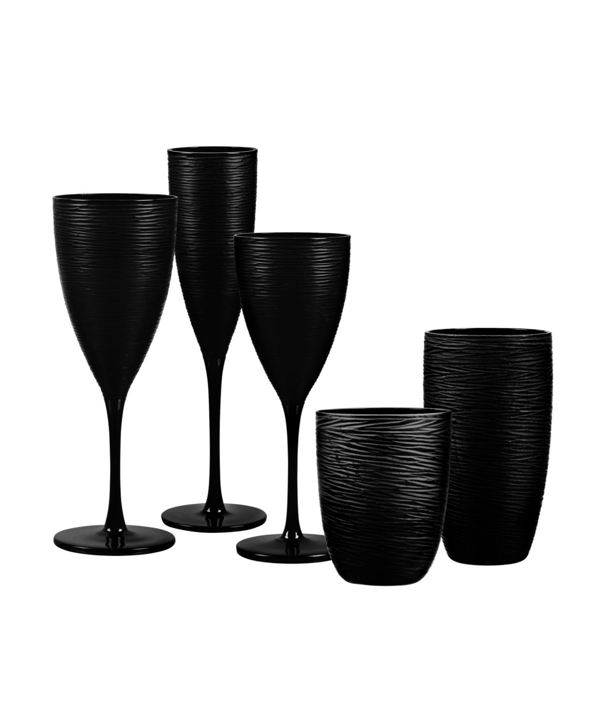 Qualia Glass Artisan Double Old Fashioned Glass, Set of 4