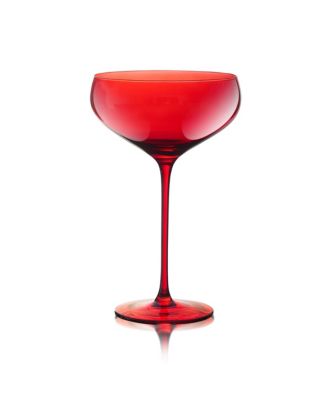 Carnival Coupe 13 oz Glasses, Set of 4