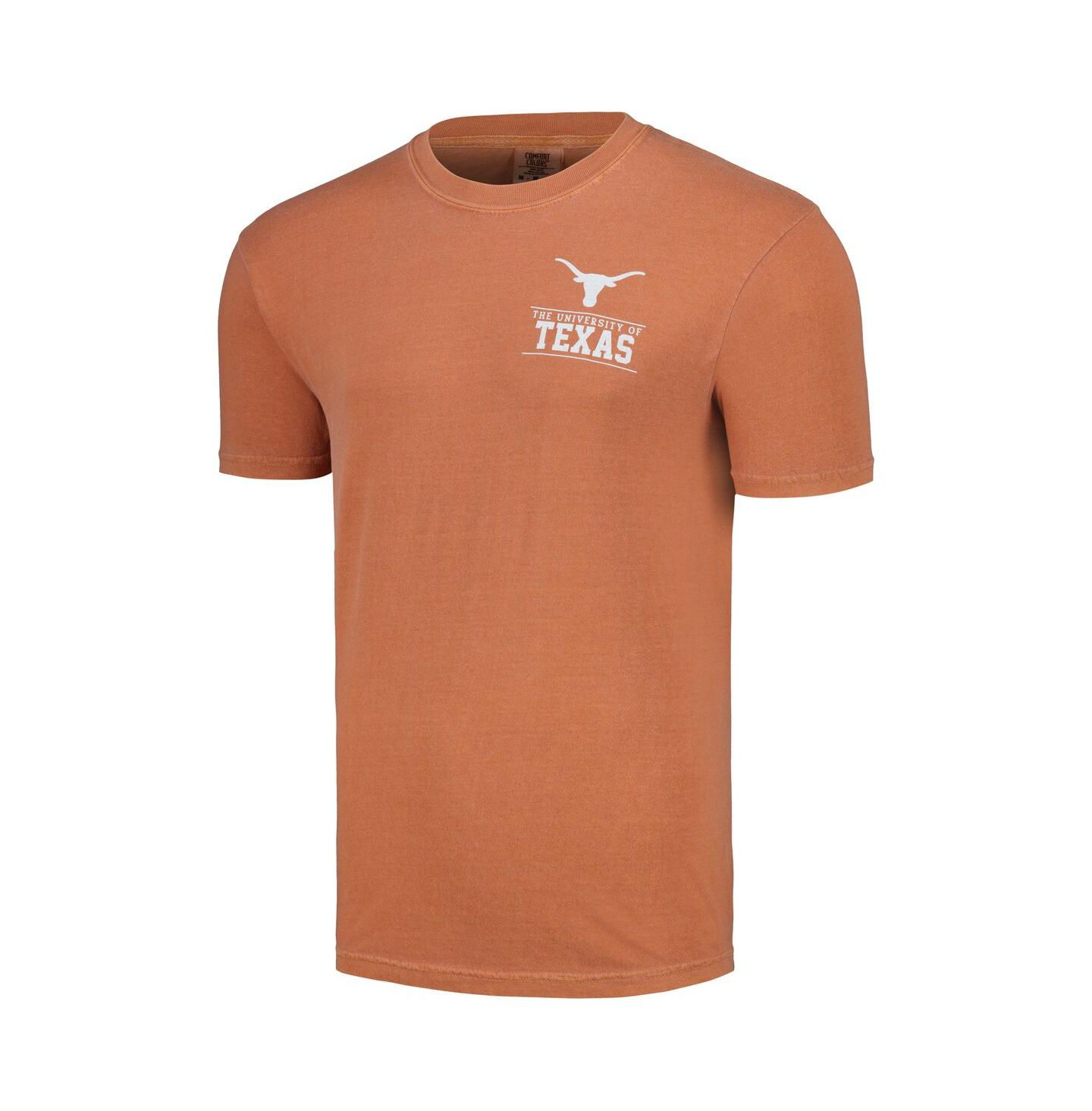 Мужская футболка Image One Texas Orange Texas Longhorns Campus Badge — фото 3