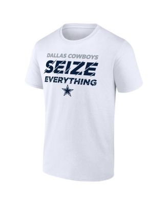 Men's White Dallas Cowboys Seize Everything T-shirt