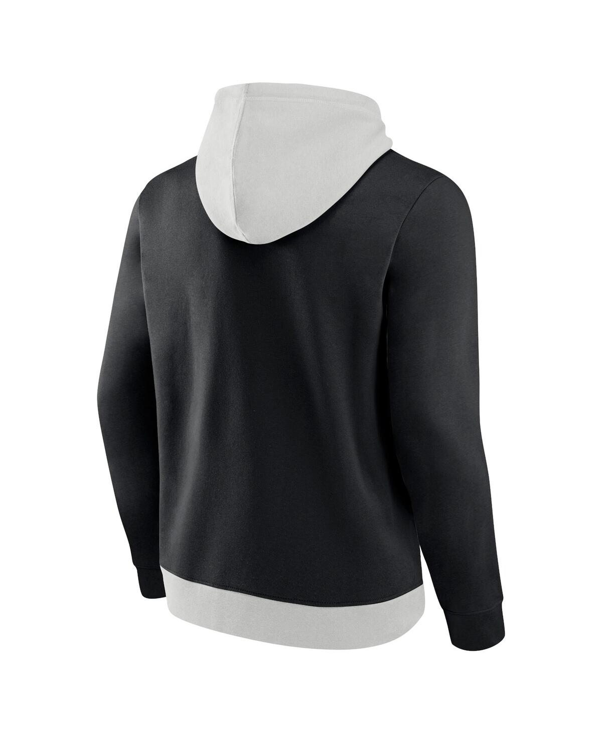 Men's Fanatics Black Carolina Panthers Big and Tall Team Fleece Pullover Hoodie - Black