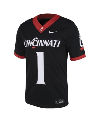 Men's #1 Black Cincinnati Bearcats Untouchable Football Jersey