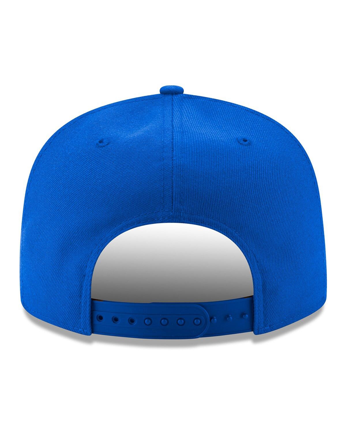 Shop New Era Men's  Blue Seattle Sounders Fc Carnation 9fifty Snapback Hat