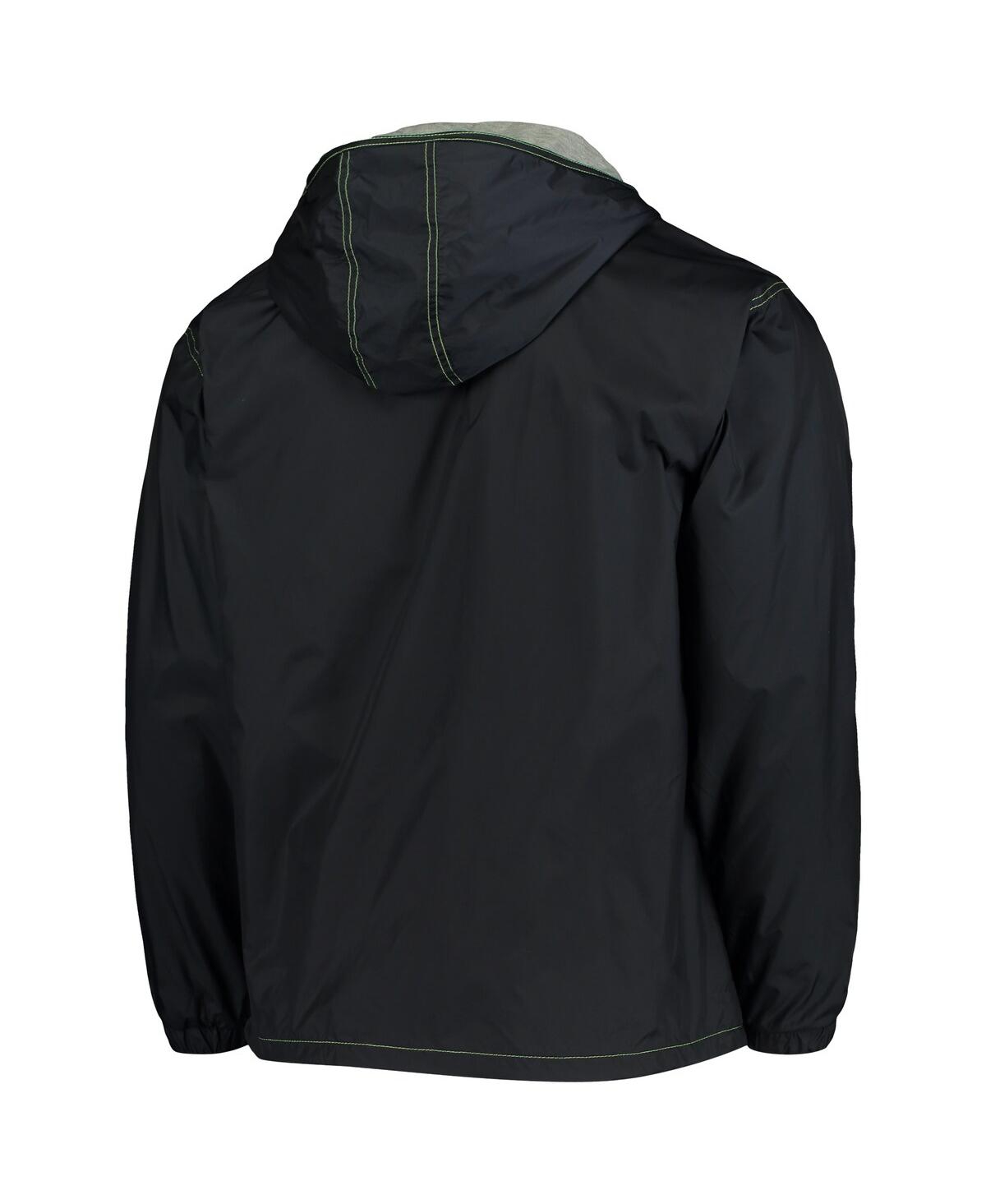 DUNBROOKE MEN'S DUNBROOKE NAVY SEATTLE SEAHAWKS LOGO LEGACY STADIUM FULL-ZIP JACKET 