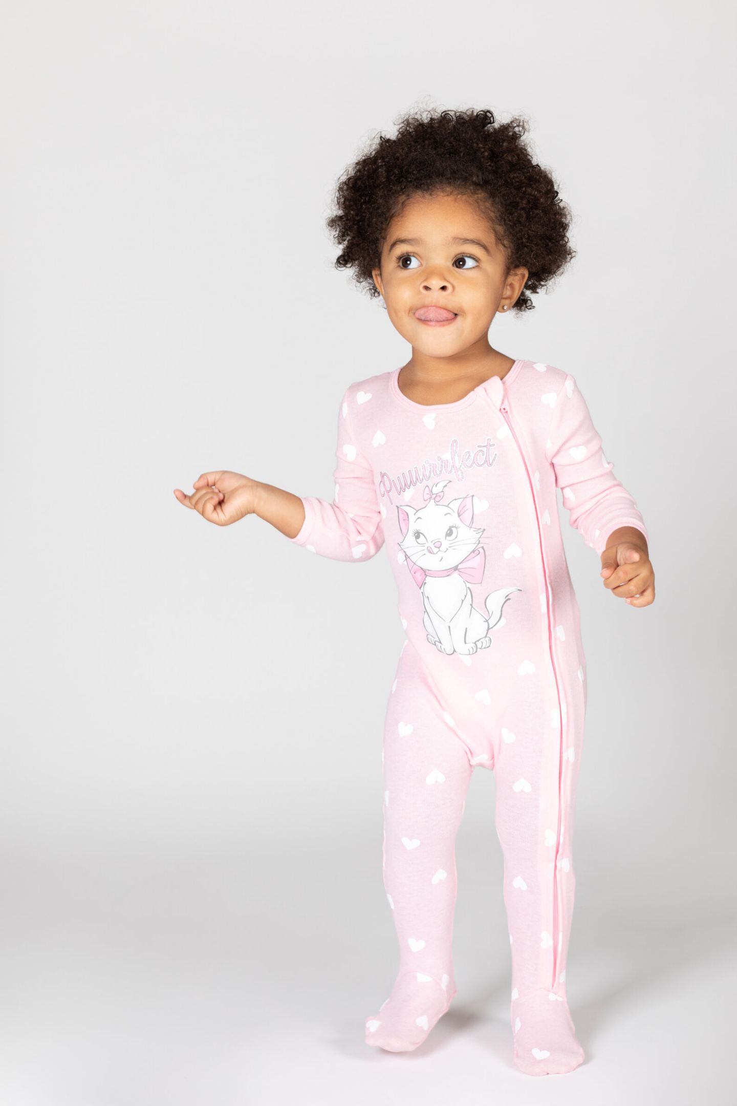 Комбинезоны Bambi 101 Dalmatians 3 Pack Sleep N' Play Coveralls для девочек-малышей, цвет: Белый / Розовый — фото 2