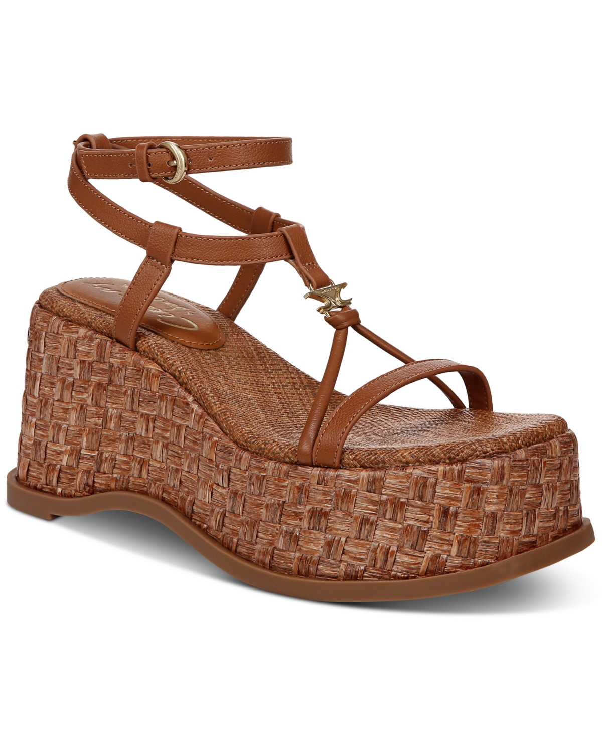 Odette Strappy Wedge Platform Sandals - Vanilla Bean