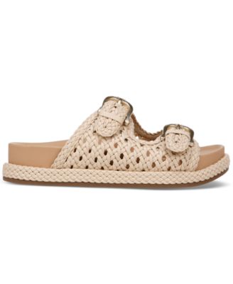 Sam Edelman Reid Woven Double Buckle Platform Sandals - Macy's