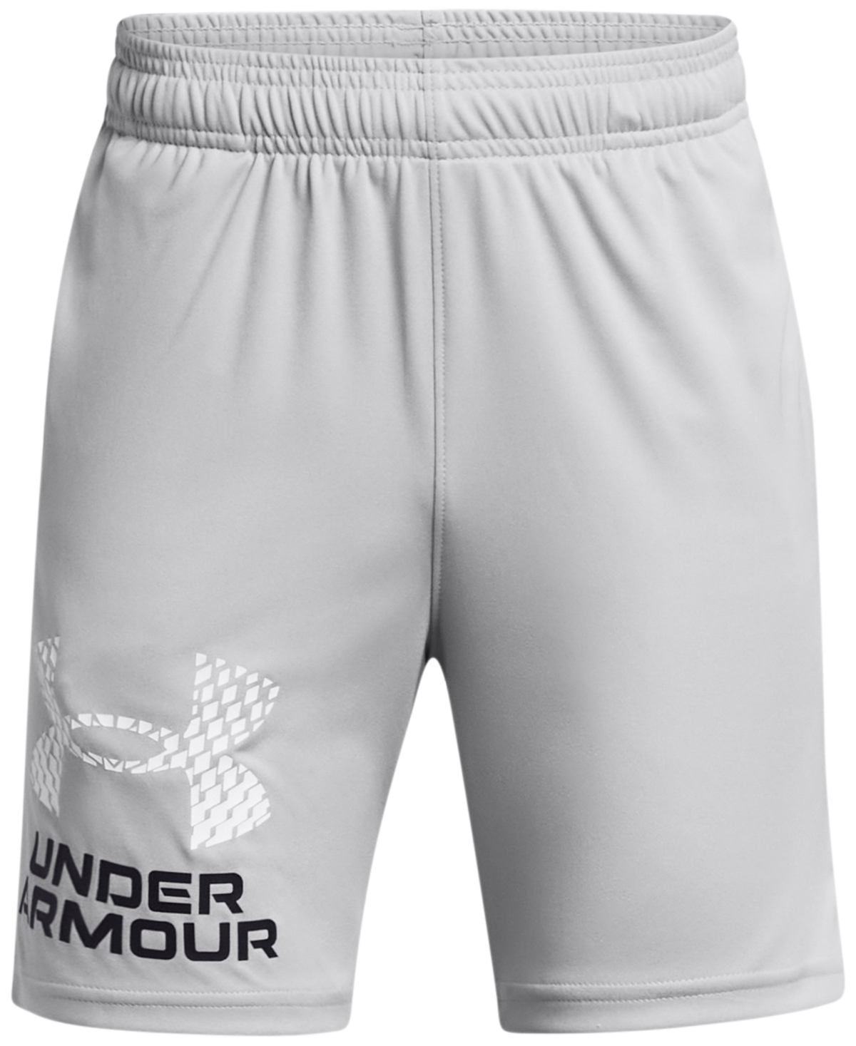 Under Armour Big Boys Tech Moisture-Wicking Quick-Dry Shorts - Mod Gray / / White