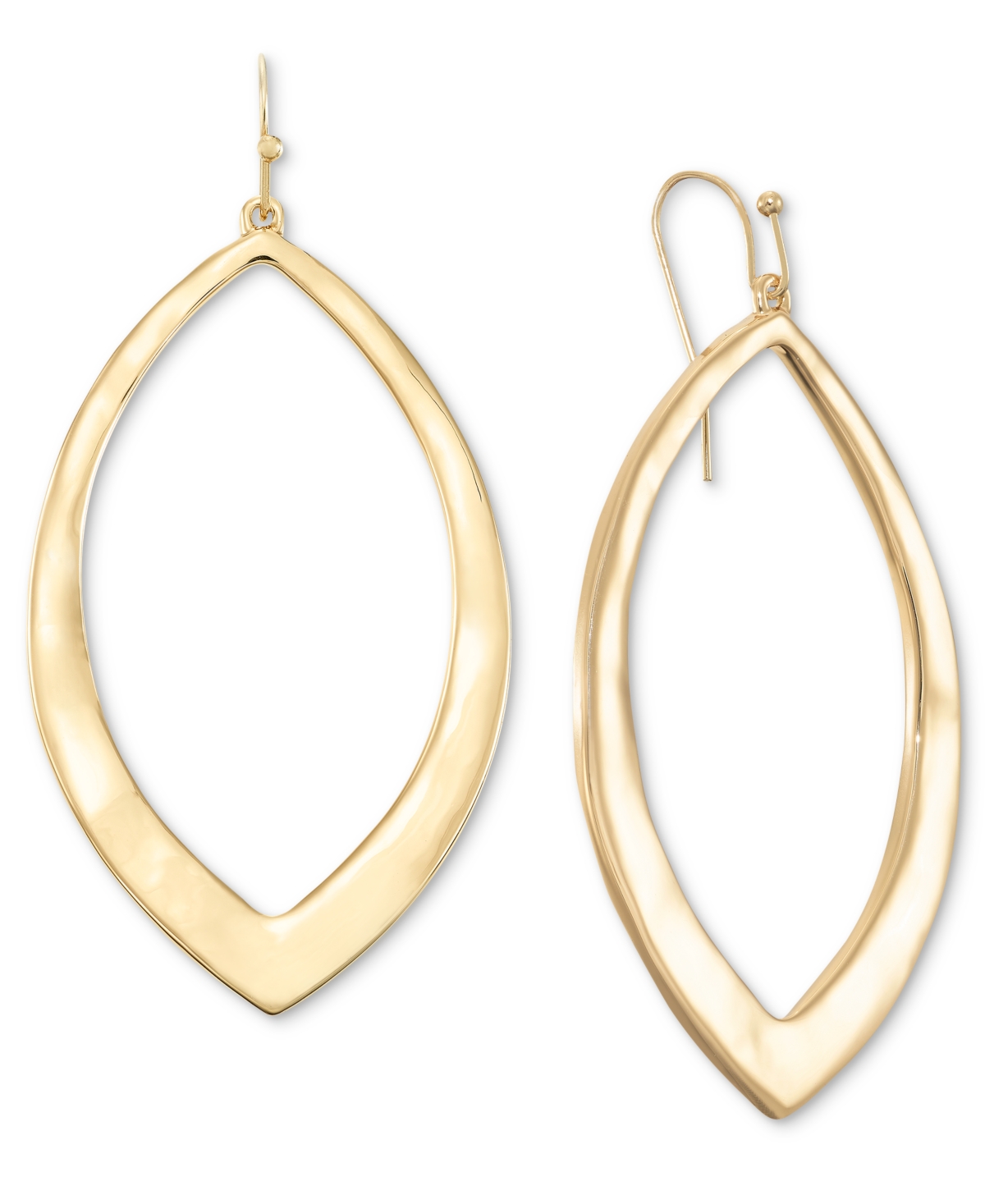 Gold-Tone Open Tear-Shape Drop Earrings, Created for Macy's - Gold