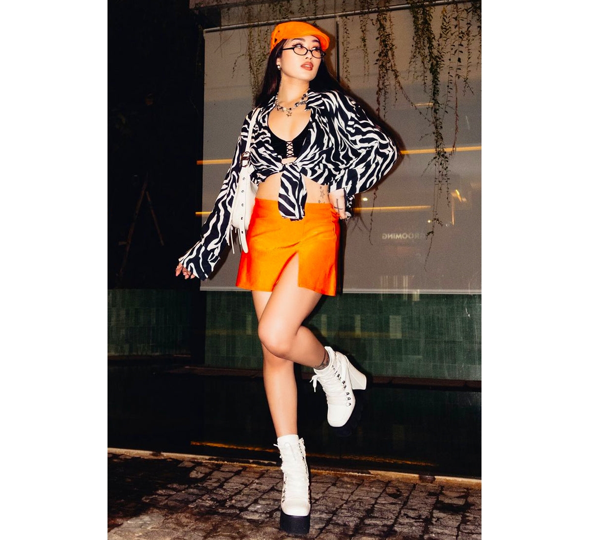 London Rag Boogie High Platform Lace Up Boots