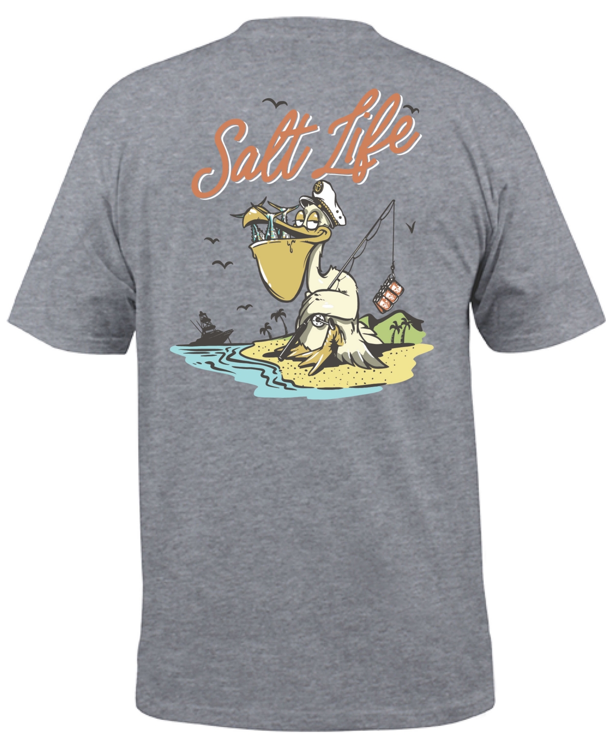 Salt Life Men's Gone Fishin Graphic Print Short-Sleeve T-Shirt