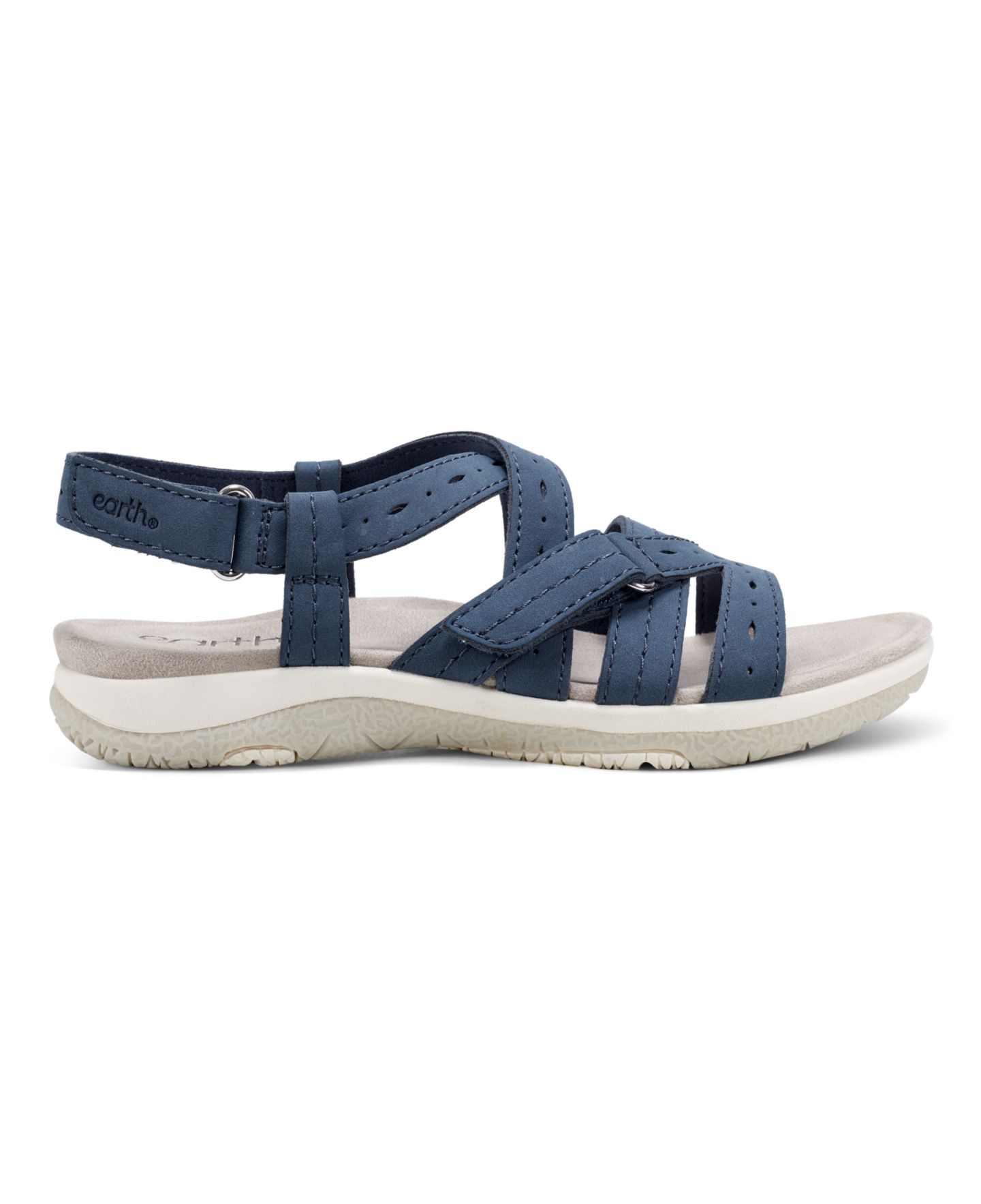 Женские сандалии Earth Samsin Strappy Flat, цвет: Тёмный синий — фото 2