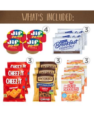 54 Piece Dorm Room Survival Snack Box