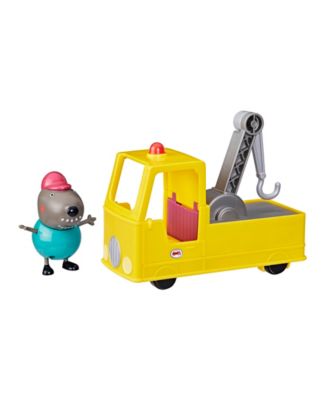 Peppa Pig Granddad Dog's Tow Truck Construction Vehicle and Figure Set ...