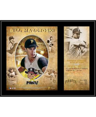 Fanatics Authentic Bill Mazeroski Pittsburgh Pirates 12" X 15" Hall Of ...