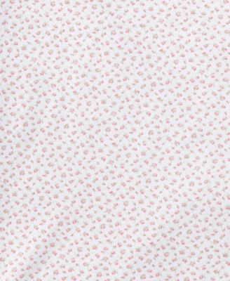 Baby Girls Reversible Floral Cotton Blanket
