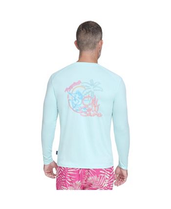 Margaritaville MEN'S ISLAND RESERVE OFF SHORE LONG SLEEVE RASH GUARD ...