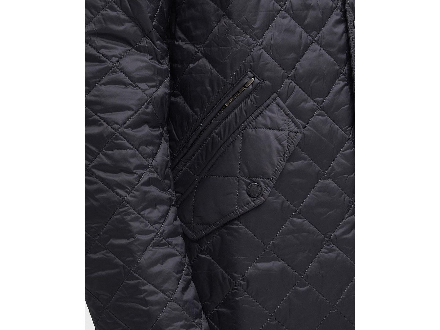 Мужская куртка Barbour Flyweight Chelsea, цвет: Чёрный — фото 5