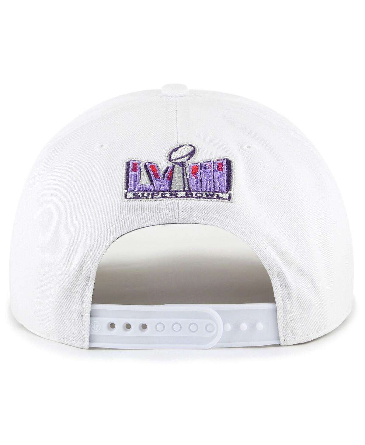 47 Brand Men's ' White San Francisco 49ers Super Bowl Lviii Overwrite Hitch Adjustable Hat In White