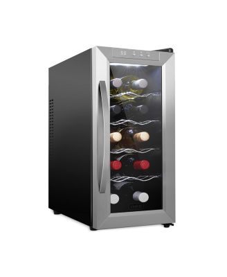 Photo 1 of Schmecke 10-Bottle Thermoelectric Wine Cooler - Stainless Steel