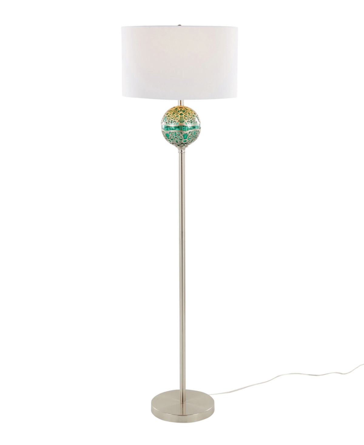 Shop Lumisource Scepter 60.75" Glass Floor Lamp In Multi
