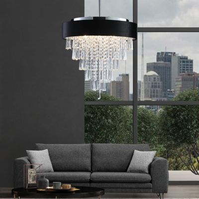 Crystal Chandelier Round Luxury Lamp