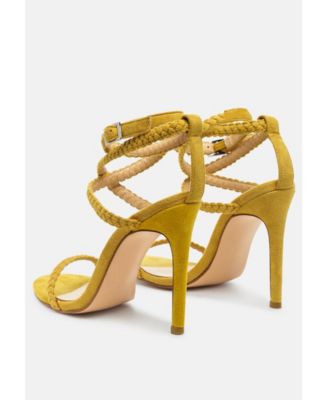 Womens Sherri Ankle Braided Strap High Heel