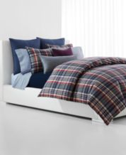 Crossview Plaid Charcoal Full/Queen Reversible Comforter & Sham Set