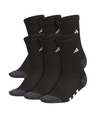 Photo 1 of adidas Boys Youth Athletic Cushioned Crew Socks, Pack of 6