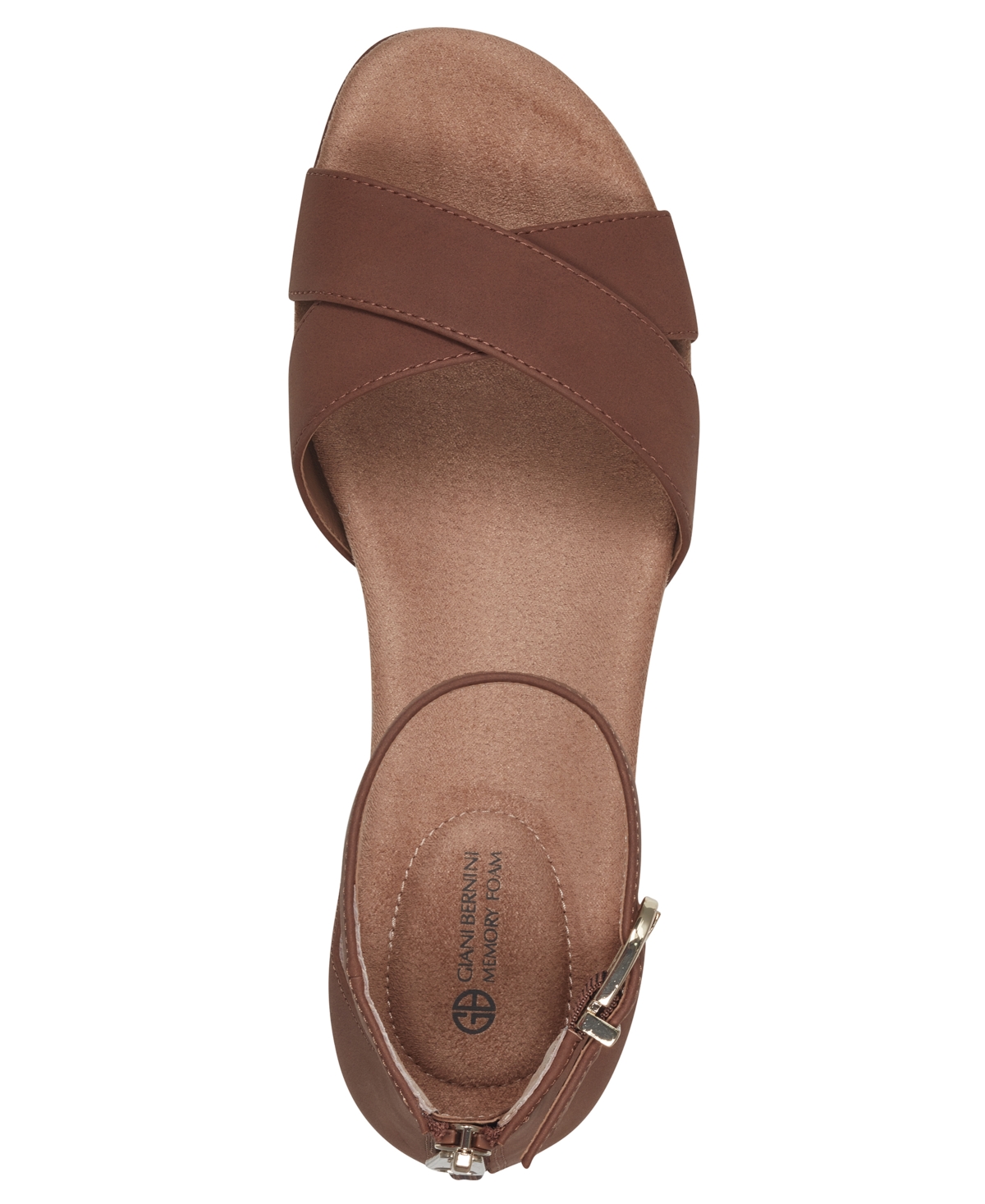 Giani Bernini Women's Eviee Memory Foam Wedge Sandals, Created for Macy's