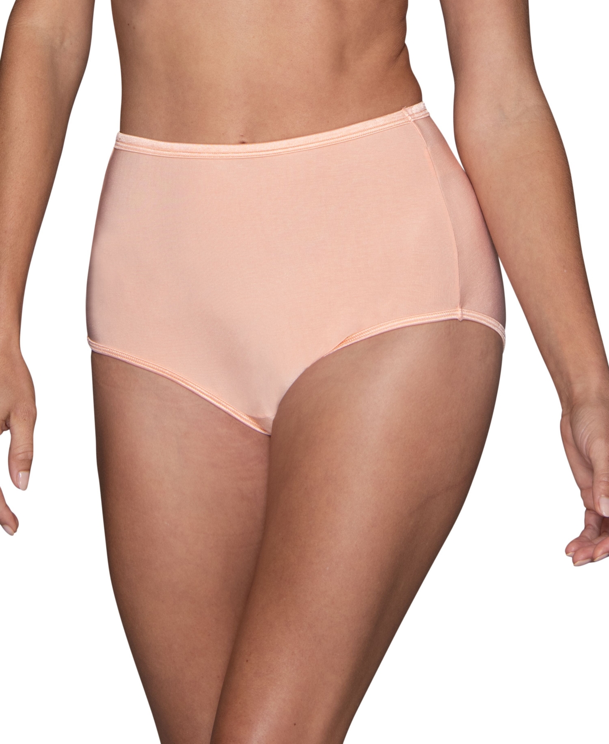 Vanity Fair Illumination Brief Underwear 13109, Also Available In Extended Sizes In Peach Please