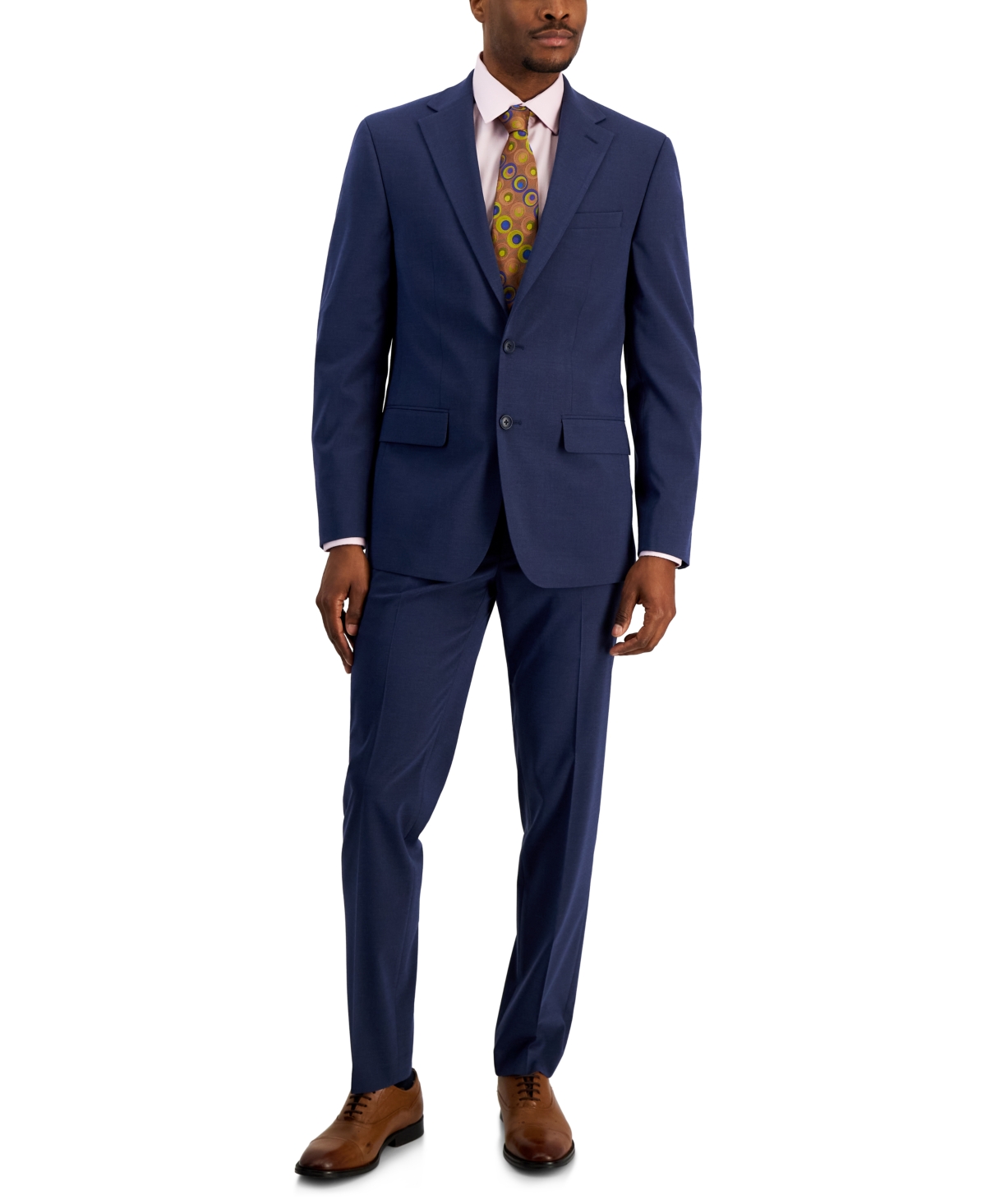 Shop Ben Sherman Men's Slim-fit Solid Suit In Medium Blue