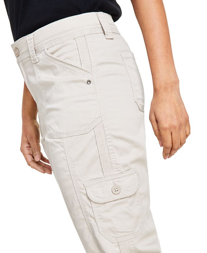 Buy Style & Co women plus size cotton bungee cargo capri pants