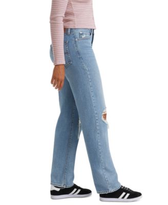 Women's Mid Rise Cotton 94 Baggy Jeans