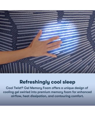 Perfect Sleeper Dazzling Night 12" Medium Hybrid Mattress Set, Full