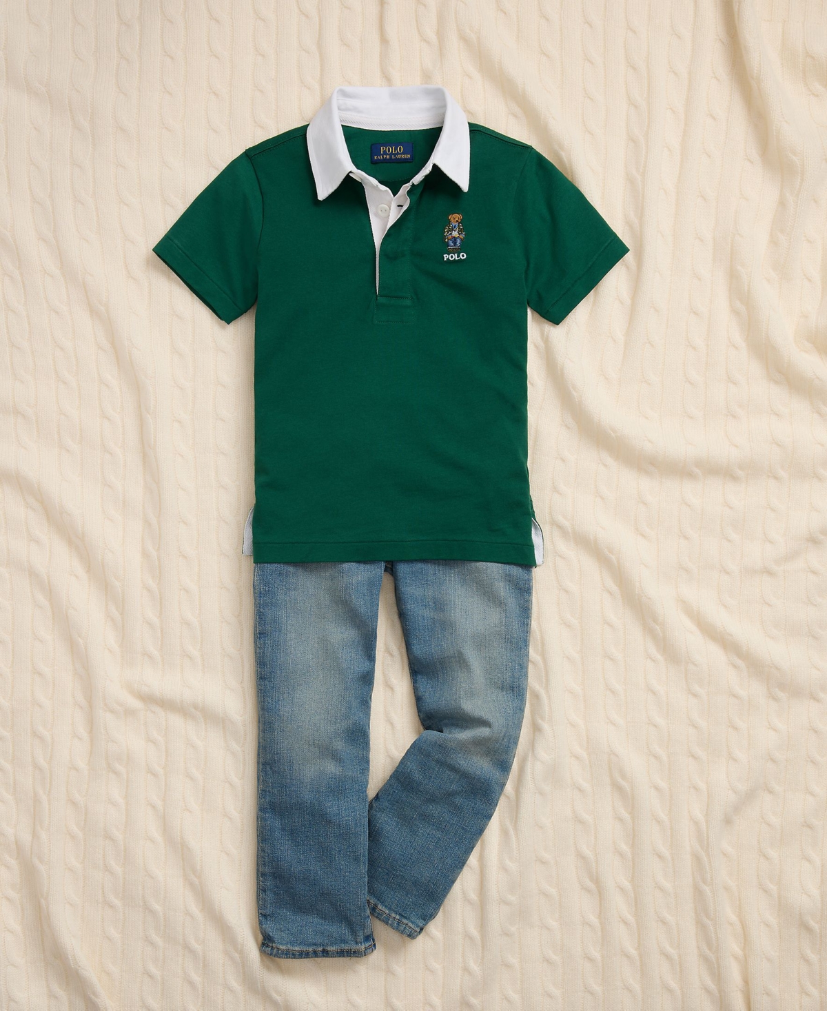 Polo Ralph Lauren Big Boys Hampton Straight Stretch Jeans