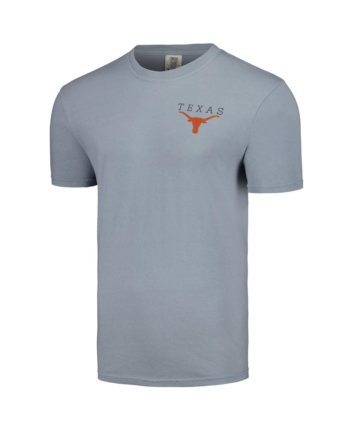 Men'sTexas Longhorns Campus Scene Comfort Colors T-shirt - Gray
