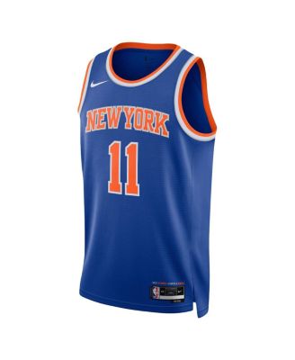 Men's and Women's Jalen Brunson Blue New York Knicks Swingman Jersey - Icon Edition