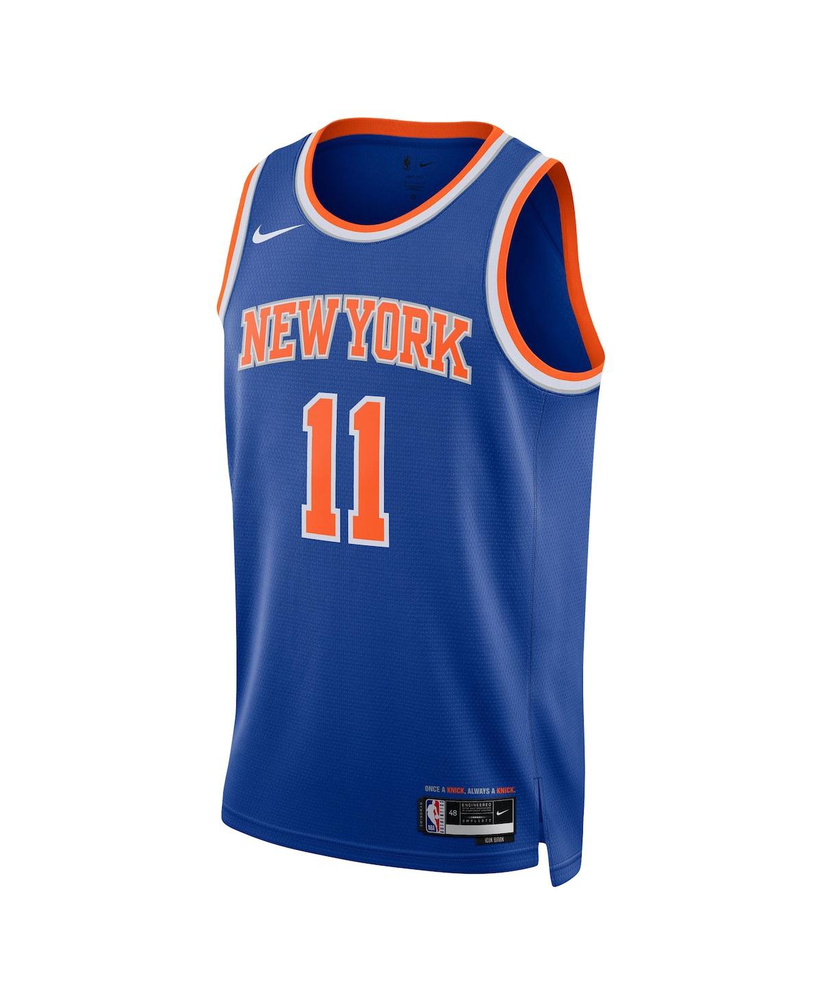 Men's and Women's Nike Jalen BrunsonNew York Knicks Swingman Jersey - Icon Edition - Blue