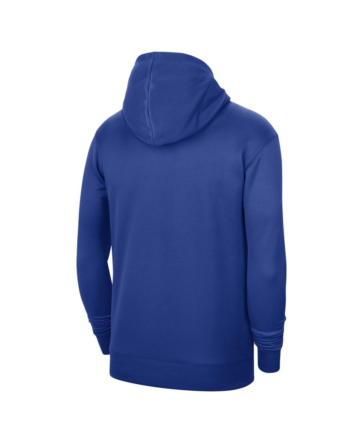 Nike Unisex  Royal Philadelphia 76ers 2023/24 Performance Spotlight On-court Practice Pullover Hoodie In Royal